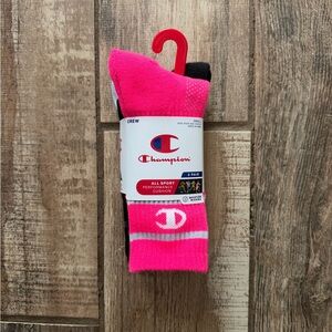 Champion Athletic Crew Socks 3 Pack